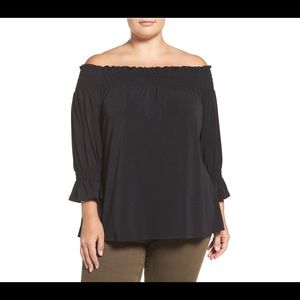 Smocked Off The Shoulder Top